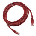 Cable de conexión de red rojo personalizado UTP RJ45 cat6